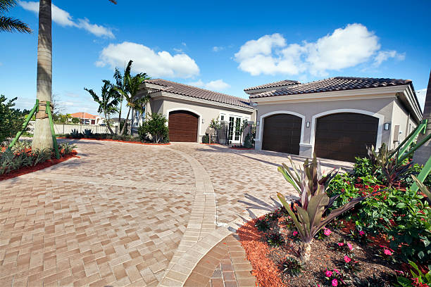 Permeable Paver Driveway in Buda, TX